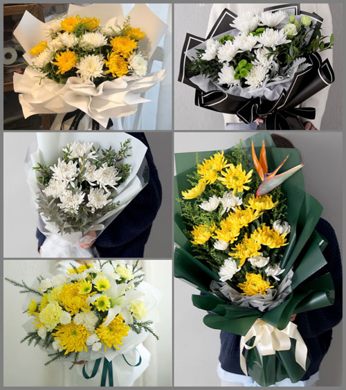 浙江省丽水缙云县白事花束代送